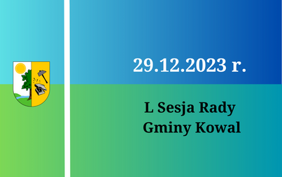 Zdjęcie do L Sesja Rady Gminy Kowal