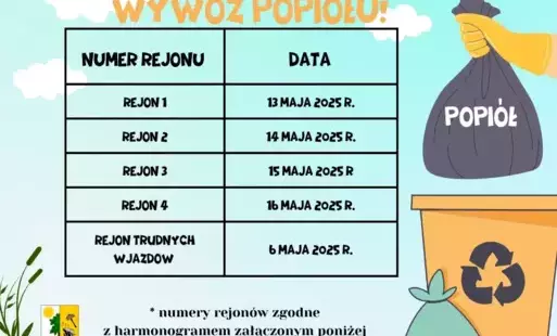 Zdjęcie do UWAGA - dodatkowy wyw&oacute;z popiołu!