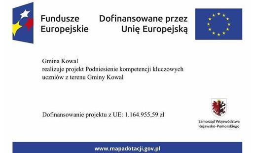 Zdjęcie do &bdquo;Podniesienie kompetencji kluczowych uczni&oacute;w z terenu Gminy Kowal&rdquo;