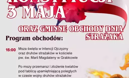 Zdjęcie do Zapraszamy do udziału w obchodach Święta Konstytucji 3 Maja