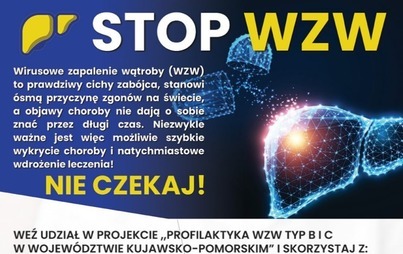 Zdjęcie do Wykład online dotyczący profilaktyki WZW 