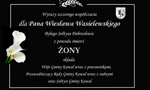 Zdjęcie do Kondolencje