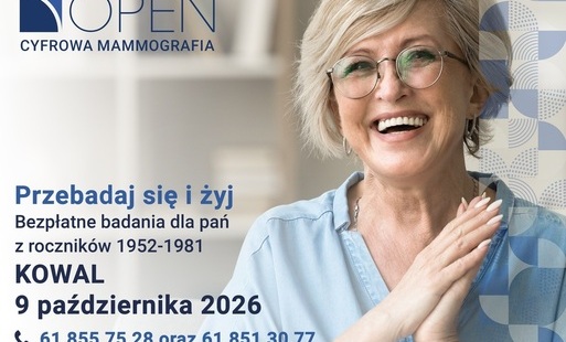 Zdjęcie do Przebadaj się i żyj&mdash; bezpłatne badania mammograficzne dla pań z rocznik&oacute;w 1952-1981