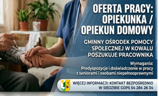 Zdjęcie do Oferta pracy - opiekunka / opiekun domowy